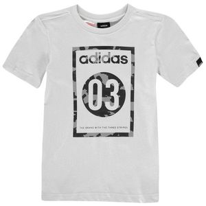 Chlapčenské tričko Adidas 03 Camo QT vyobraziť