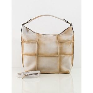 Light beige patchwork bag vyobraziť