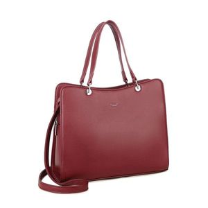 LUIGISANTO Elegant burgundy handbag vyobraziť