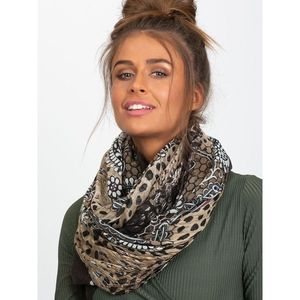 Patterned brown shawl vyobraziť