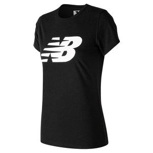 New Balance Logo Graphic QT T Shirt Ladies vyobraziť