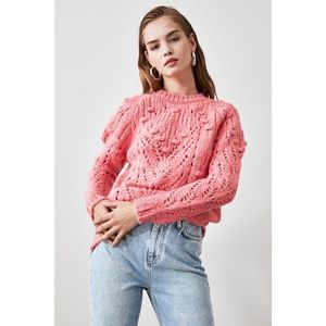 Trendyol Powder Edifying Knit Sweater vyobraziť