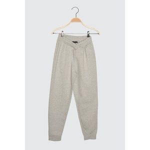 Trendyol Gray Knitted Trousers vyobraziť