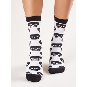 Black and white printed socks vyobraziť