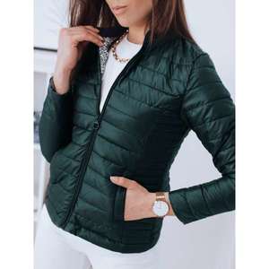 CHLLOE women's quilted jacket green Dstreet TY1855 vyobraziť