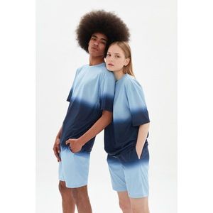 Trendyol Light Blue Unisex Oversize T-Shirt vyobraziť