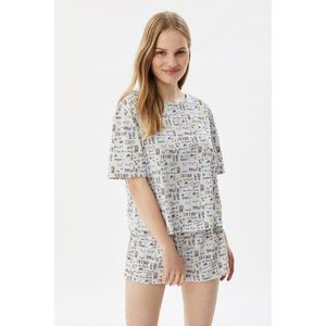Trendyol Printed Knitted Pajamas Set vyobraziť