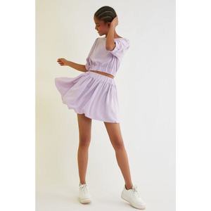 Trendyol Lilac Miniskirt vyobraziť