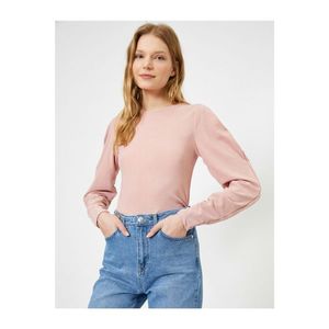 Koton Women's Pink Plain T-Shirt vyobraziť