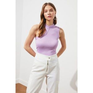 Trendyol Lilac Cut Out Detailed Knitwear Blouse vyobraziť