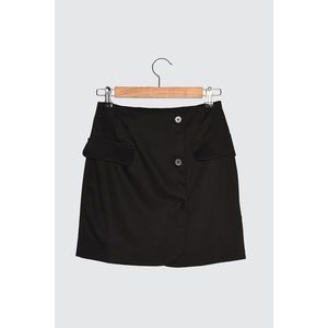 Trendyol Black Pocket Skirt vyobraziť
