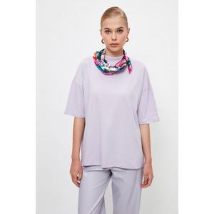 Trendyol Lilac Knitted Tunic vyobraziť