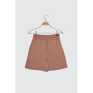 Trendyol Dried Rose Knit Shorts & Bermuda vyobraziť