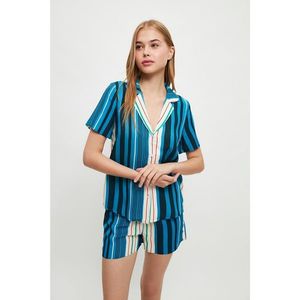 Trendyol Striped Woven Pajamas Set vyobraziť
