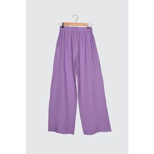 Trendyol Lilac Elastic Waist Woven Trousers vyobraziť