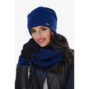 Kamea Woman's Set Hat&Scarf K.17.254.12 Navy Blue vyobraziť