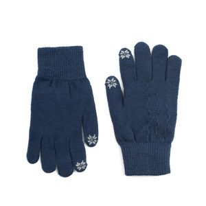 Art Of Polo Woman's Gloves Rk20313-3 Navy Blue vyobraziť