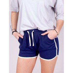 Yoclub Woman's Women'S Cotton Shorts EK-006/WOM/002 Navy Blue vyobraziť