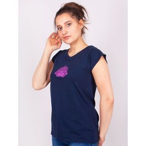 Yoclub Woman's Cotton T-Shirt Short Sleeve PK-063/TSH/WOM Navy Blue vyobraziť