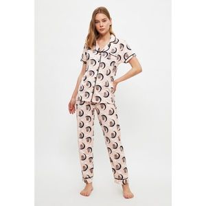Trendyol Cat Patterned Knitted Pajamas Set vyobraziť