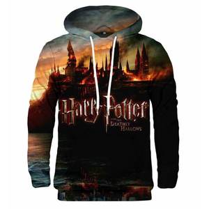 Mr. GUGU & Miss GO Unisex's Deathly Hallows Hoodie H-K HP007 vyobraziť