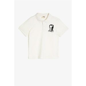 Koton Boy Kirik White Polo Collar T-Shirt vyobraziť