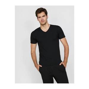 Koton Man T-Shirt - Black vyobraziť