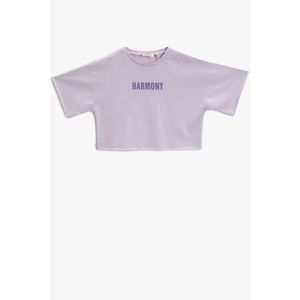 Koton Girl's Lilac T-Shirt vyobraziť