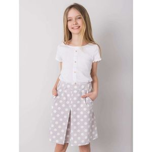 DODO KIDS Gray skirt for a girl with polka dots vyobraziť