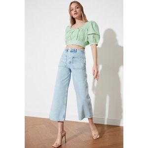 Trendyol High Waist Culotte Jeans vyobraziť