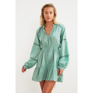 Trendyol Mint Ribbon Detailed Beach Dress vyobraziť