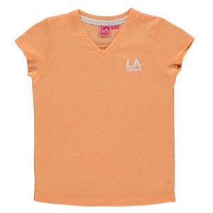 LA Gear V Neck T Shirt Junior Girls vyobraziť