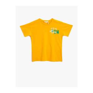 Koton Boy's Slogan T-Shirt vyobraziť