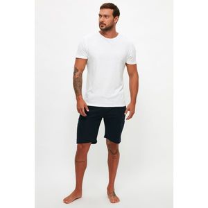 Trendyol Navy Blue Pique Shorts & Bermuda vyobraziť
