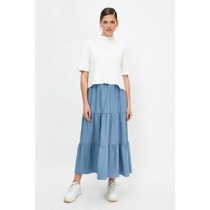 Trendyol Blue Midi Skirt vyobraziť