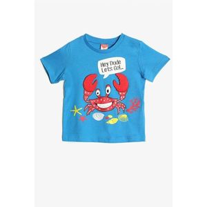 Koton Sax Blue Baby Boy T-Shirt vyobraziť