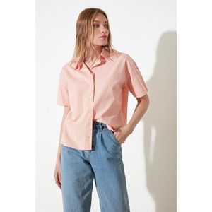 Trendyol Pink Basic Shirt vyobraziť