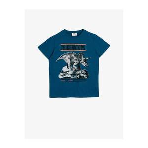 Koton Boy's Printed Cotton Short Sleeve Crew Neck T-Shirt vyobraziť