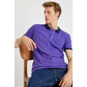 Koton Men's Purple T-Shirt vyobraziť
