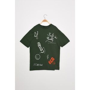 Trendyol Green Men's T-Shirt vyobraziť