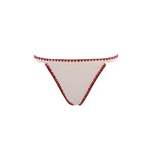 Trendyol White Stripe Detailed Bikini Bottom vyobraziť
