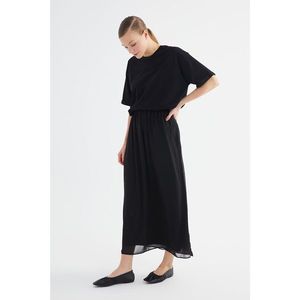 Trendyol Black Ruffle Skirt vyobraziť