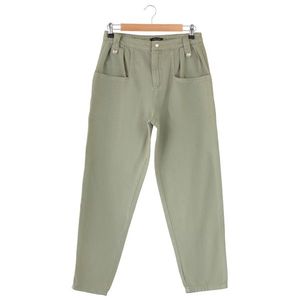 Trendyol Khaki Pocket Detailed High Waist Slouchy Jeans vyobraziť