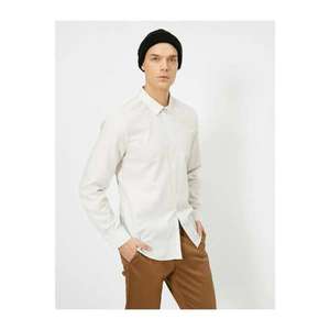 Koton Classic Collar Long Sleeve Slim Fit Smart Shirt vyobraziť