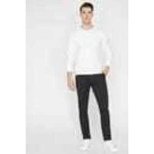 Koton Men's Gray Normal Waist Slim Fit Pocket Detailed Trousers vyobraziť