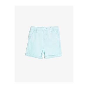 Koton Baby Blue Pocket Detailed Shorts for Boy vyobraziť