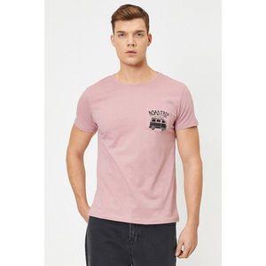 Koton Men's Pink T-Shirt vyobraziť