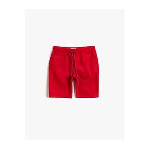 Koton Boys Denim & Canvas Shorts Red 1ykb46384ow vyobraziť