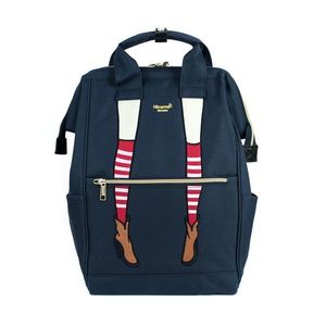 Himawari Woman's Backpack Tr20234-3 Navy Blue vyobraziť