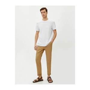 Koton Men's Slim Fit Trousers Pocketed Cotton vyobraziť